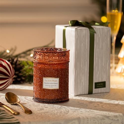 Hearth & Velvet Flames Scented Candle for Home (19 Ounce)