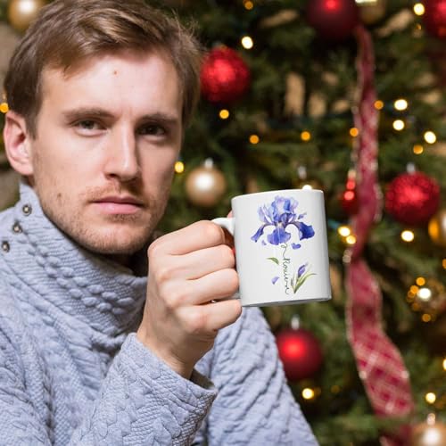 Customized Iris Flower Lover Cup