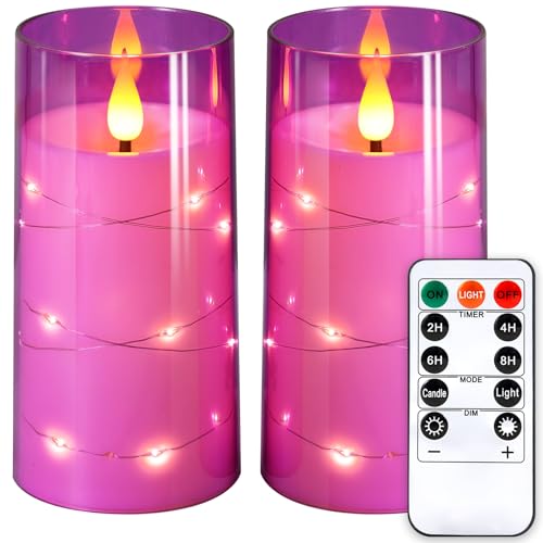 3"x6"Flickering Flameless Candles