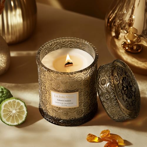 Sahara Amber Scented Candles for Home (19 Ounce)