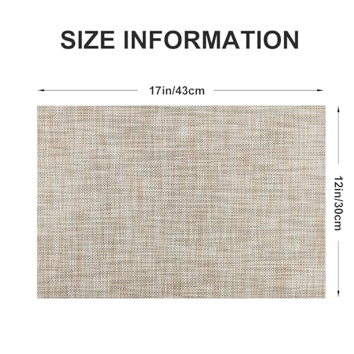 Vinyl Placemats Set of 8 (4 Count)