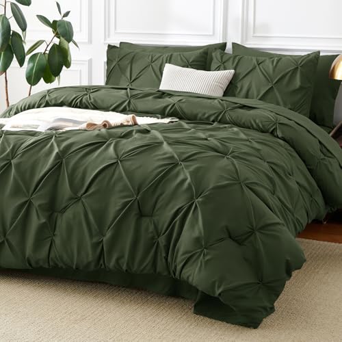 King Size Comforter Set Olive Green