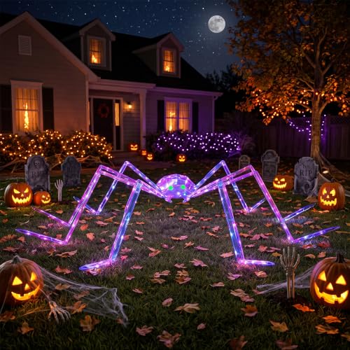 7FT Halloween Outdoor Decorations Giant Spider