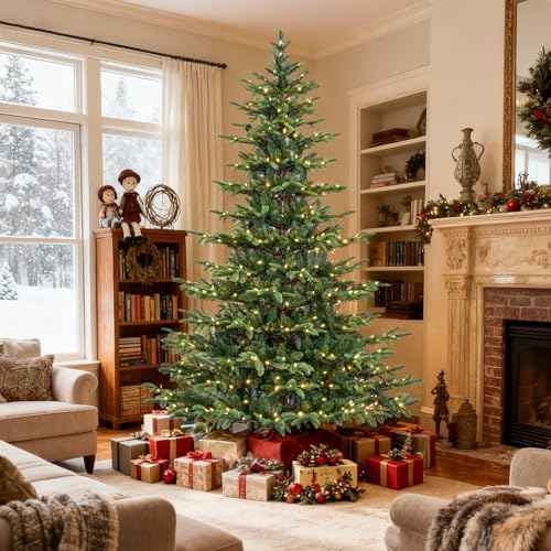6 ft Prelit Sparse Christmas Tree with 330 Warm White LEDs