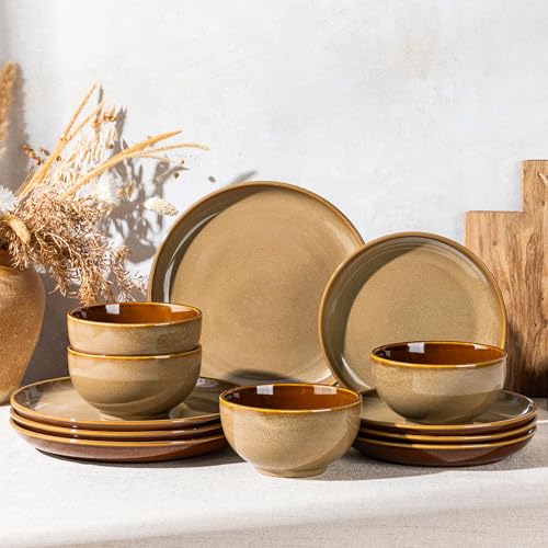 Porcelain Dinnerware Sets for 4 (12 Count)