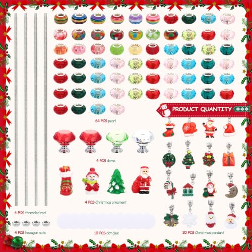 110 Pcs Beaded Garden Stake Fairy Wand for Christmas Decoration (110 Count)