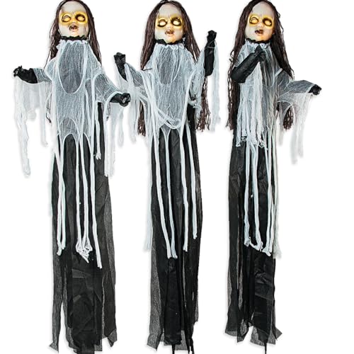 Light Up Halloween Outdoor Spooky Dolls (3 Count)