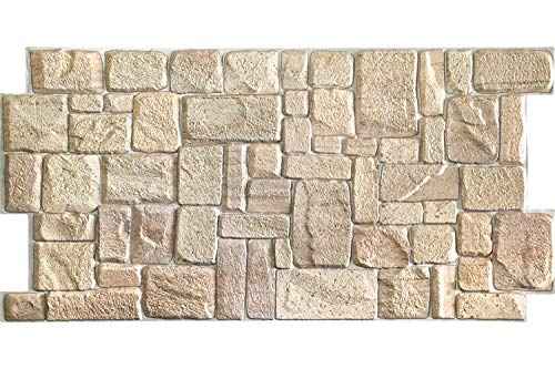 PG7005 Beige Faux Limestone (5.61 Sq Ft)