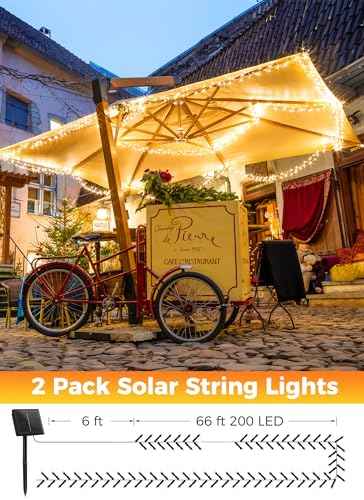 Solar String Lights Outdoor Waterproof (72 Foot)