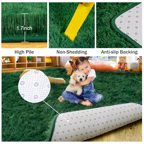 6x9 Feet Shaggy Area Rug (54 Sq Ft)