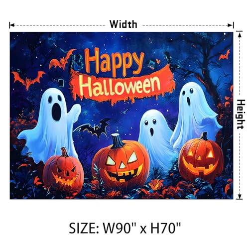 UV Reactive Halloween Tapestry