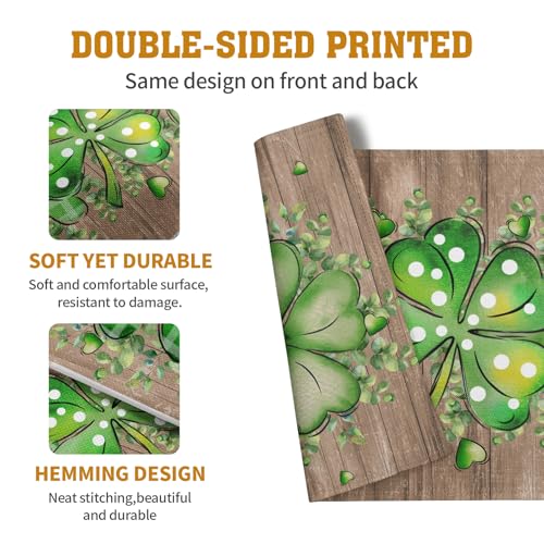 St Patricks Day Eucalyptus Leaves Placemats Set of 4 (4 Count)