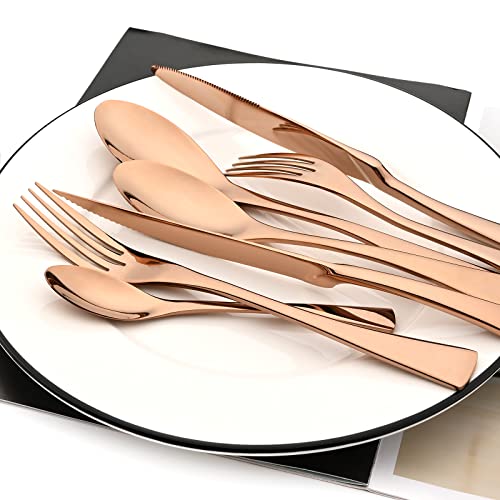 24 Piece Copper Flatware (12.75 Count)