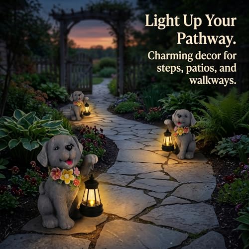 Dog Solar Light