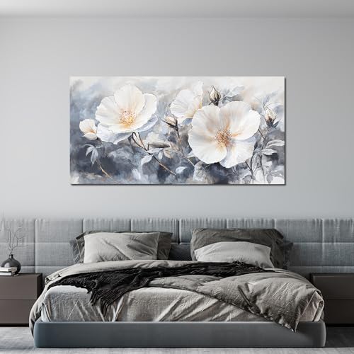Vintage Flower Wall Art Prints Wall Art Pictures for Living Room 24" X 48"