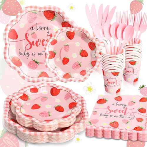 Strawberry Baby Shower Decorations for Girl