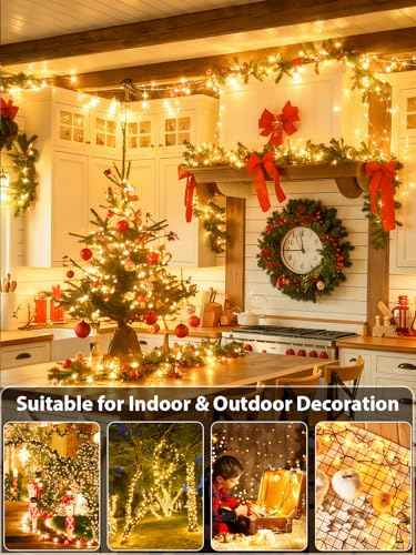 330FT 1000 LED Super Long Christmas Lights String Indoor Outdoor Warm White