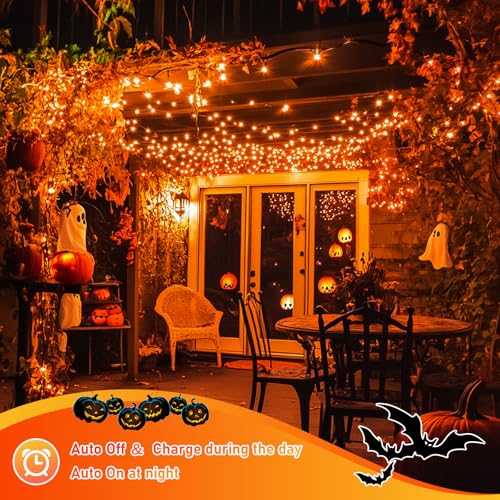 4 Pack Solar Halloween Lights (132 Foot)