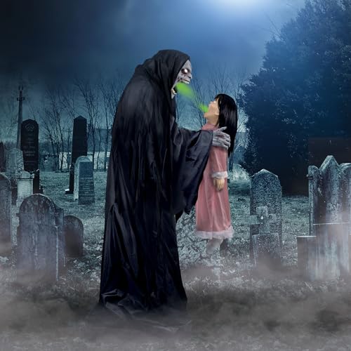 Soul Sucker Demon Reaper with Child by Tekky (6.2' Soul Sucking Reaper)