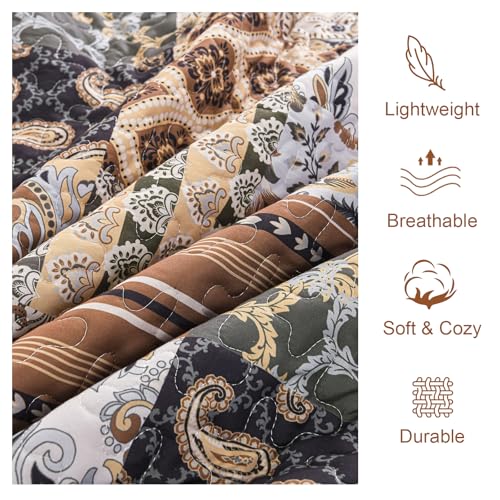 Boho Quilt Set Queen Size