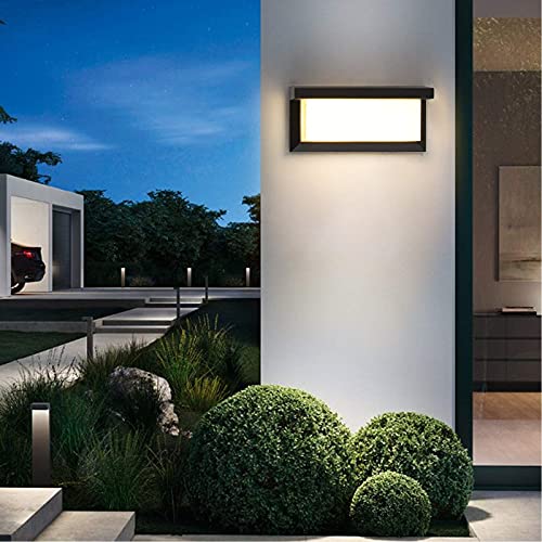 Outdoor Porch Wall Light Modern LED wall Sconces 18W 3000K Wall Mounted wall lamp Aluminum wall Lights fixtures Suitable for Garage