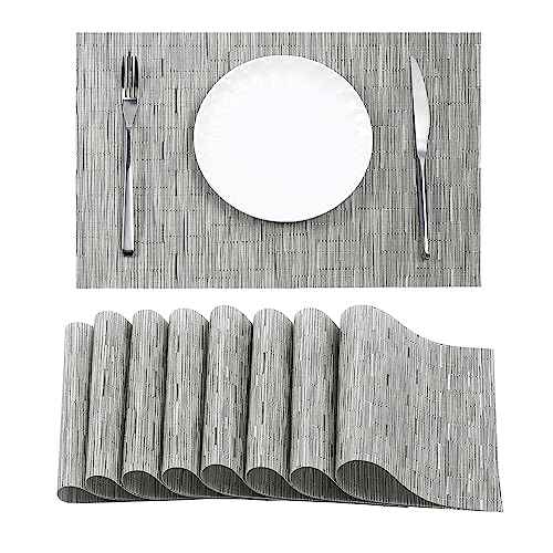 Silver Placemats Set of 8 (8 Count)