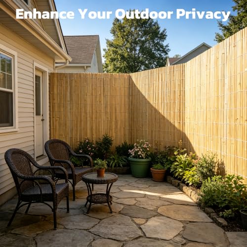 Natural Bamboo Slat Screening (84.5 Sq Ft)