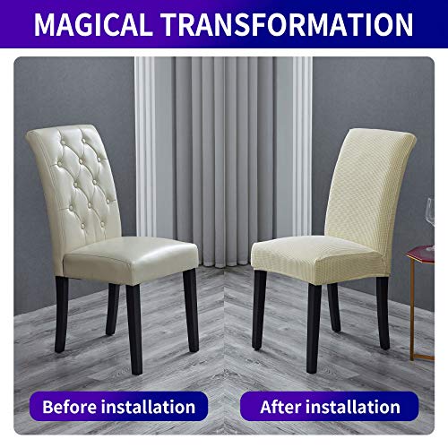 Stretch Chair Covers for Dining Room Set of 8
