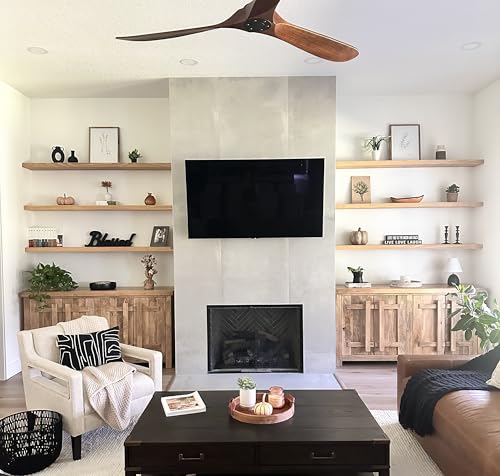 72 inch Wooden Floating Shelves for Wall