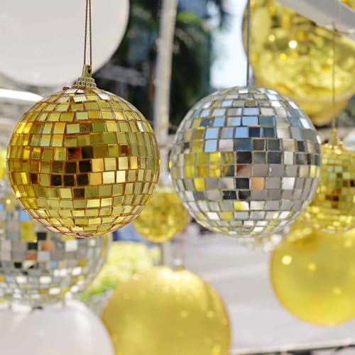 Mirror Mosaic Tiles 5x5mm Square Gold 10 Sheet 4800 Pcs (4800 Count)
