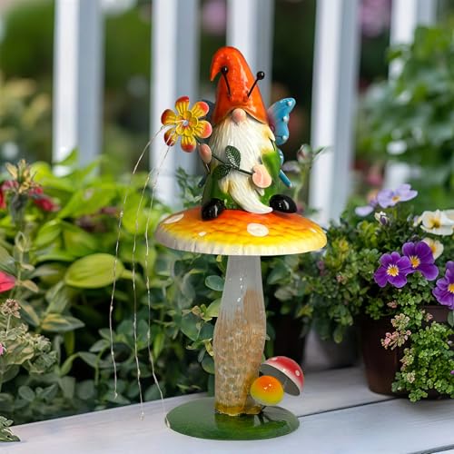 Solar Garden Gnome Figurine