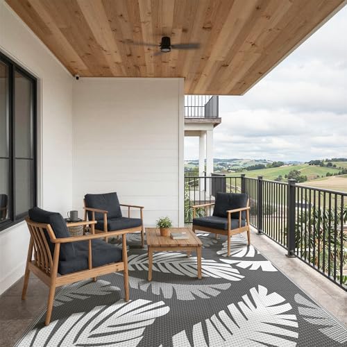 Outdoor Rug Waterproof Plastic Rugs for Patio (54 Sq Ft)