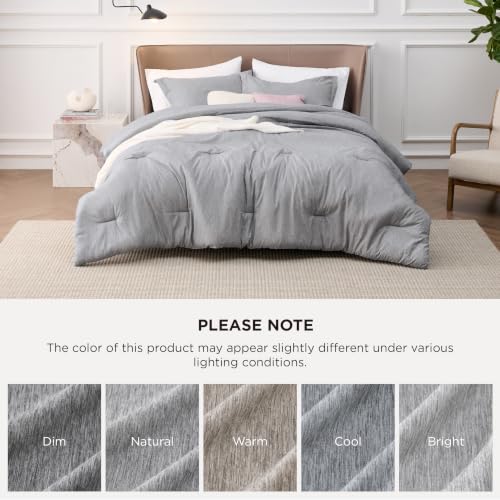 Grey Queen Comforter Set
