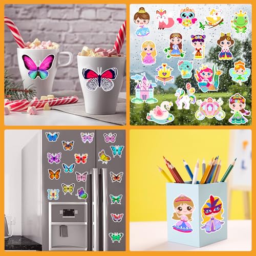 Window Clings Stickers for Kids Window Gel Clings Decals Thick Gel Clings Toddlers and Adults Classroom Home Nursery Airplane Birthday Party Supplies