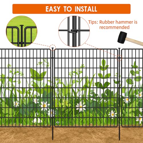 15 Panels No Dig Fence (13920 sq inches)