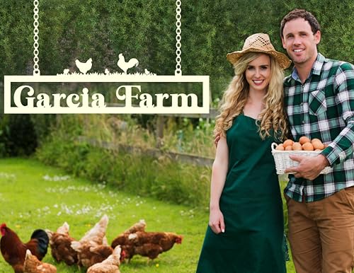 Personalized Chicken Coop Metal Signs