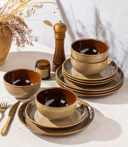 Porcelain Dinnerware Sets for 4 (12 Count)