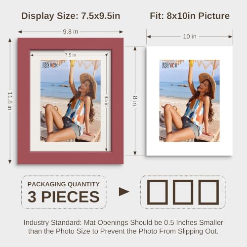 8x10 Picture Frames 3 Pack (3 Count)