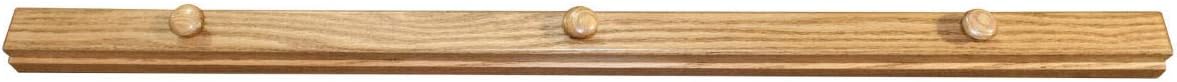 RRD Quilt Hanger for Wall for Display (36") Amish Made Wooden Quilt Rack Wall Mount - Rustic Tapestry Quilt Wall Hangers (Oak Wood, Fruitwood Stain)