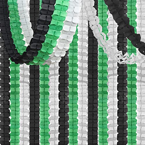 Black Green Silver Party (12 Count)