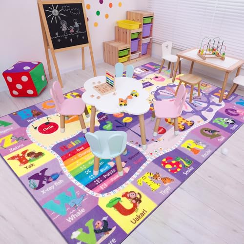 BENRON 4x6 Playroom Rug for Kids Washable