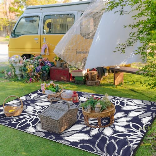 Outdoor Rug Waterproof Plastic Rugs for Patio