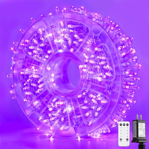 400 LED Purple Halloween Lights Outdoor (132 Foot)