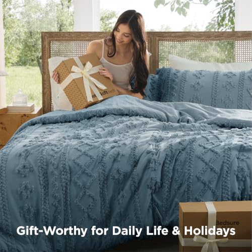 Tufted Boho Comforter Set King Size
