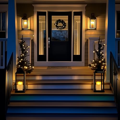 4"x6" Outdoor Waterproof Flameless Candles with Timers and Remote Control (2 Count)