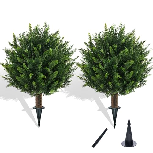2 Pack UV Resistant Fake Bushes (2 Count)