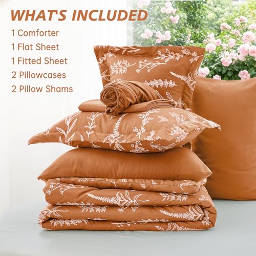 Burnt Orange Full Comforter Set