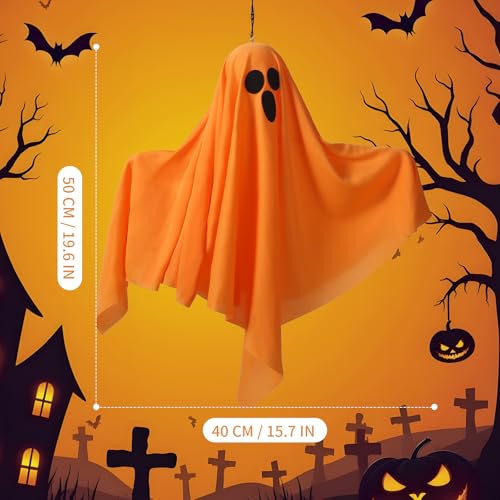 4Packs Hanging Ghosts Halloween Decor