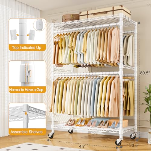Rolling Clothes Rack