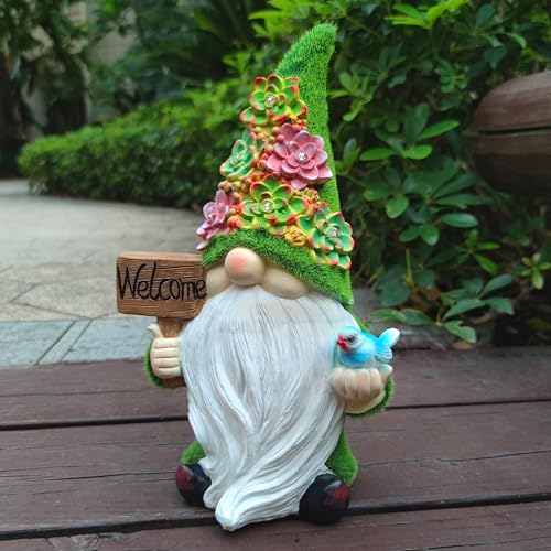 Solar Gnomes Garden Statues